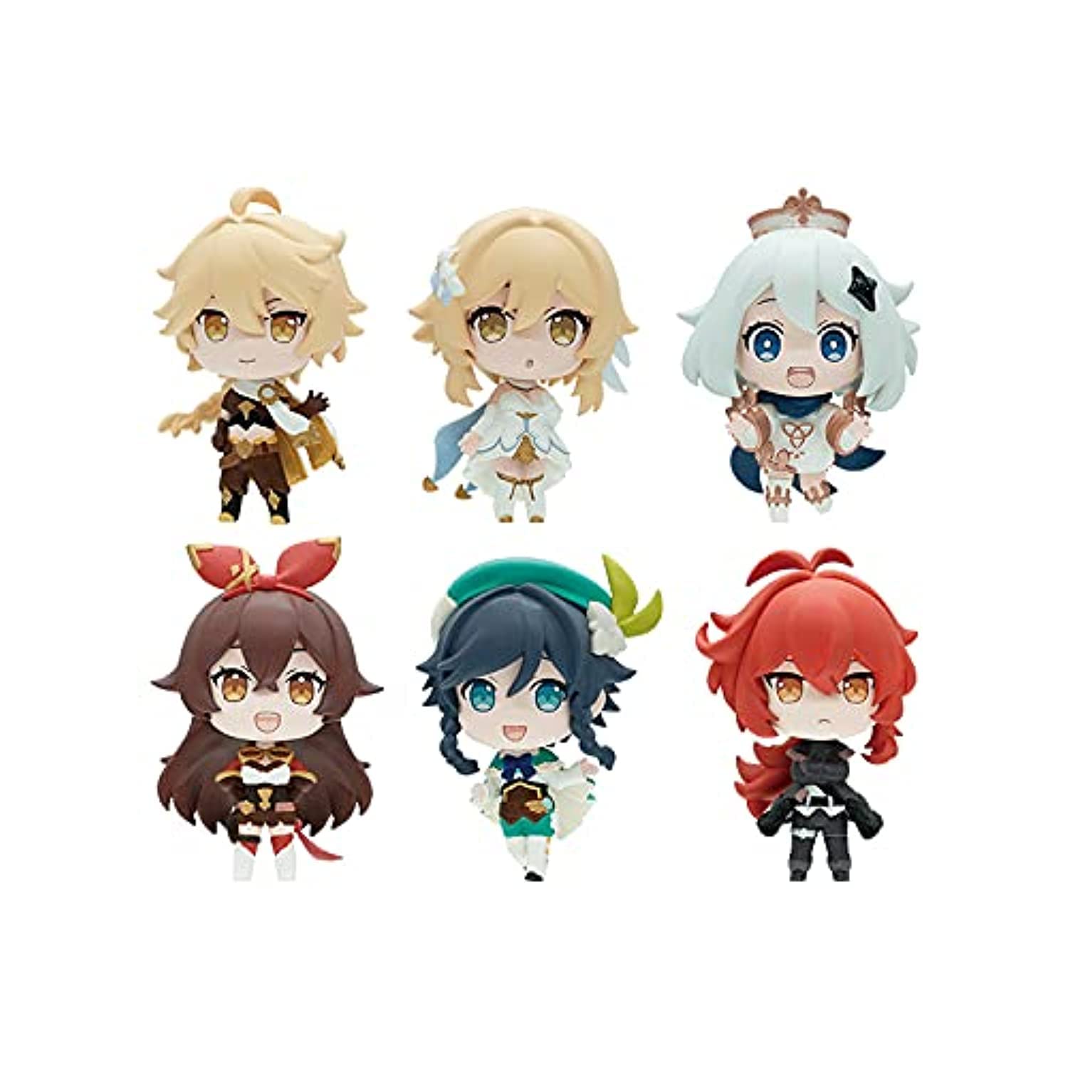 Bushiroad Genshin Figure Collection Vol.1 Full Complete Set of 6 Capsule Toys- Japan Figure Store - #1 Bring To You The Best Japanese Goods