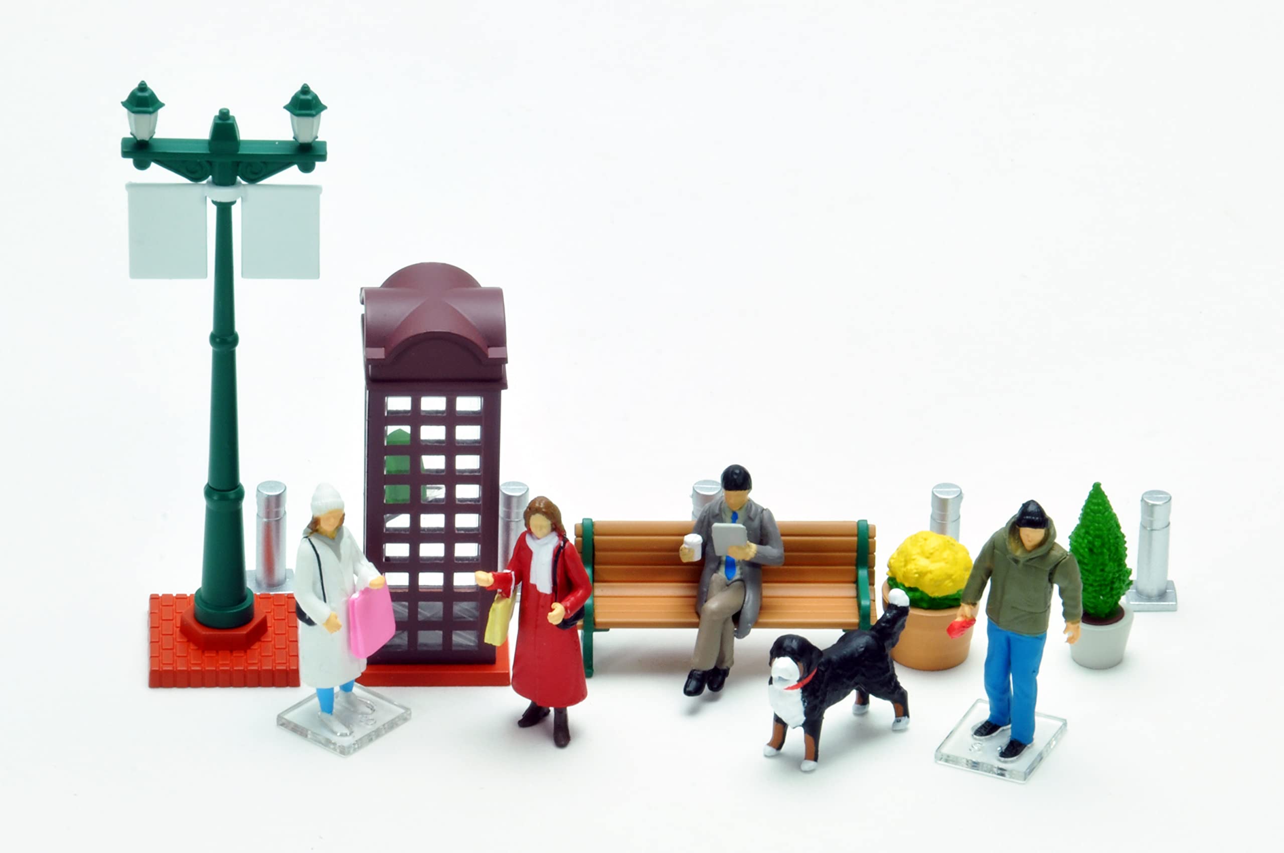 Tomytec Geocolle 64 1/64 Car Snap Holiday Street ABS/PVC Doll Set 319061- Japan Figure Store - #1 Bring To You The Best Japanese Goods