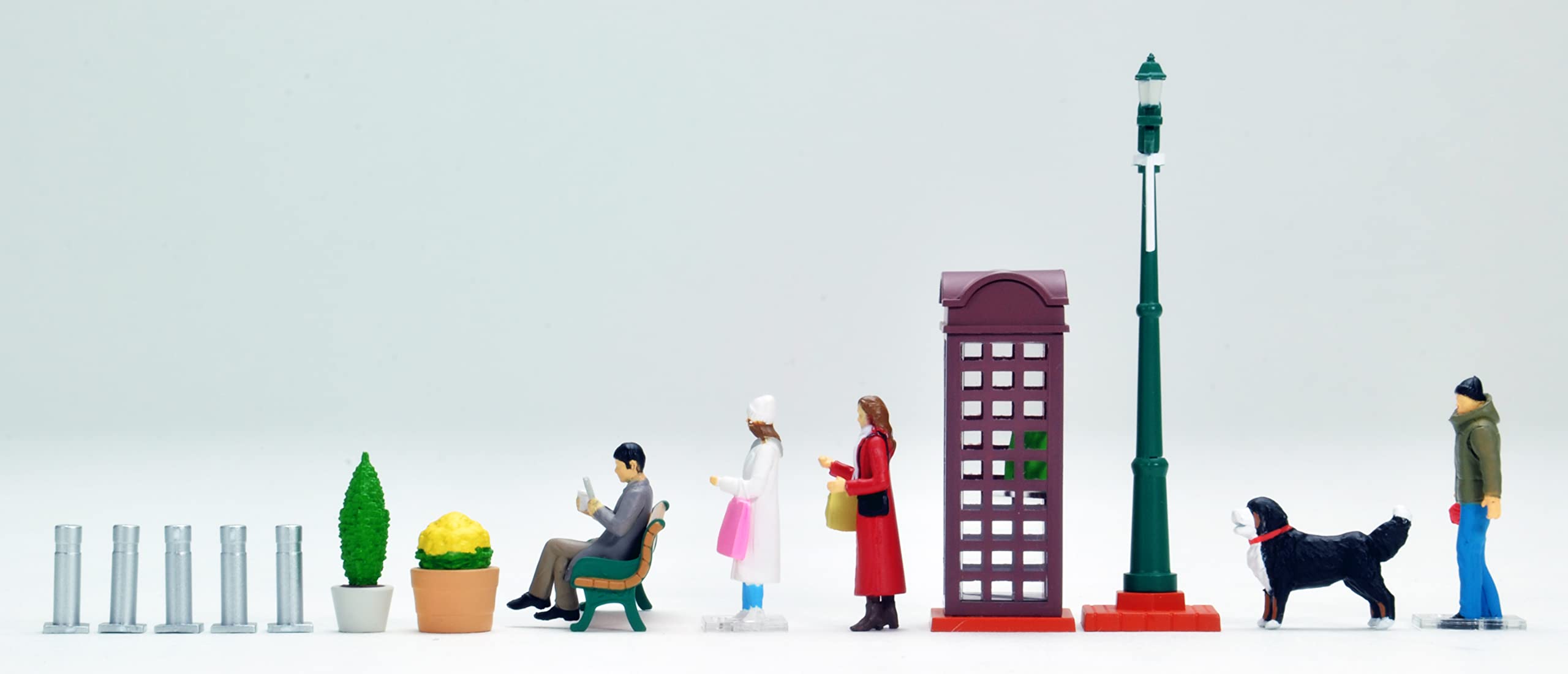 Tomytec Geocolle 64 1/64 Car Snap Holiday Street ABS/PVC Doll Set 319061- Japan Figure Store - #1 Bring To You The Best Japanese Goods