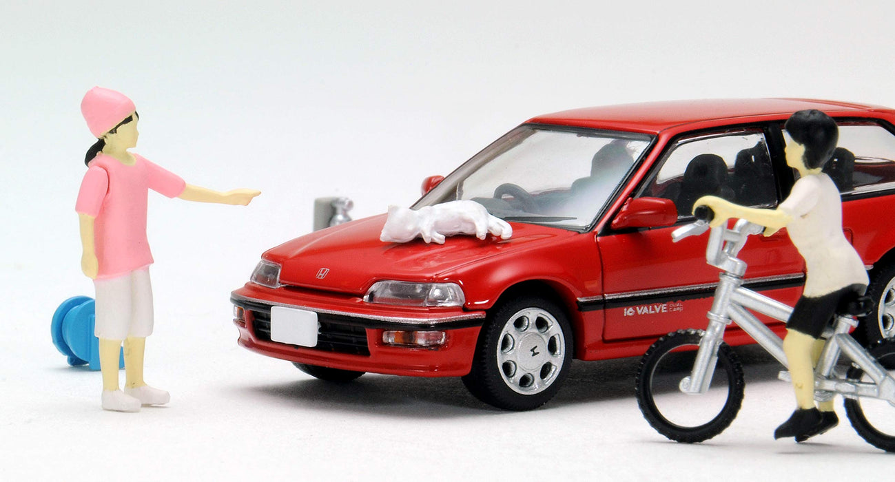Tomytec Geocolle64 Car Wash Mini Car Set 1/64 TLV-Neo Honda Civic 25Xt Exclusive Color Included- Japan Figure Store - #1 Bring To You The Best Japanese Goods