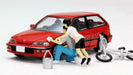 Tomytec Geocolle64 Car Wash Mini Car Set 1/64 TLV-Neo Honda Civic 25Xt Exclusive Color Included- Japan Figure Store - #1 Bring To You The Best Japanese Goods