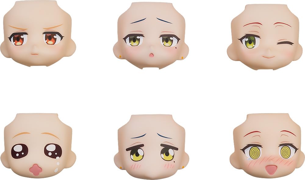 Good Smile Company Nendoroid More Bocchi The Rock Select Faces Set - Nijika Ryo Ikuyo - 6 Piece Trading Figure- Japan Figure Store - #1 Bring To You The Best Japanese Goods
