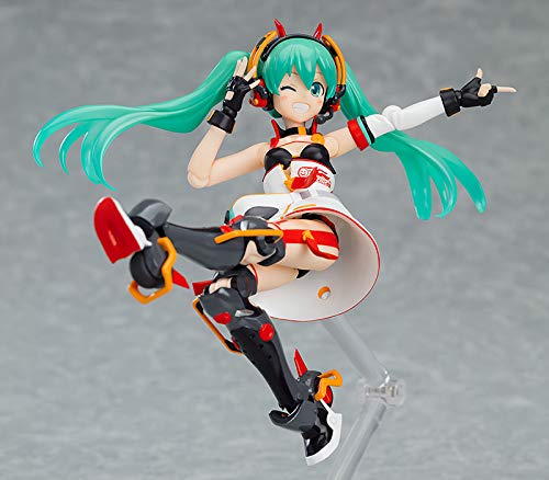 Good Smile Racing Figma Hatsune Miku Gt Project Racing Miku 2020Ver. Non-Scale Abs Pvc Painted Movable Figure- Japan Figure Store - #1 Bring To You The Best Japanese Goods