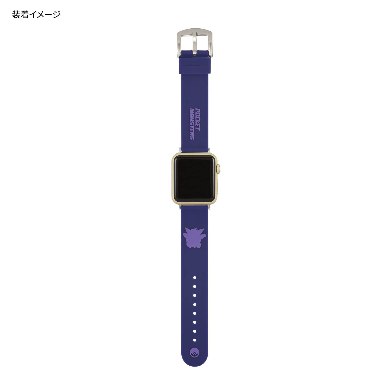 Gourmandies Pokemon Apple Watch 41/40/38Mm Silicone Band Gengar Poke-773B- Japan Figure Store - #1 Bring To You The Best Japanese Goods