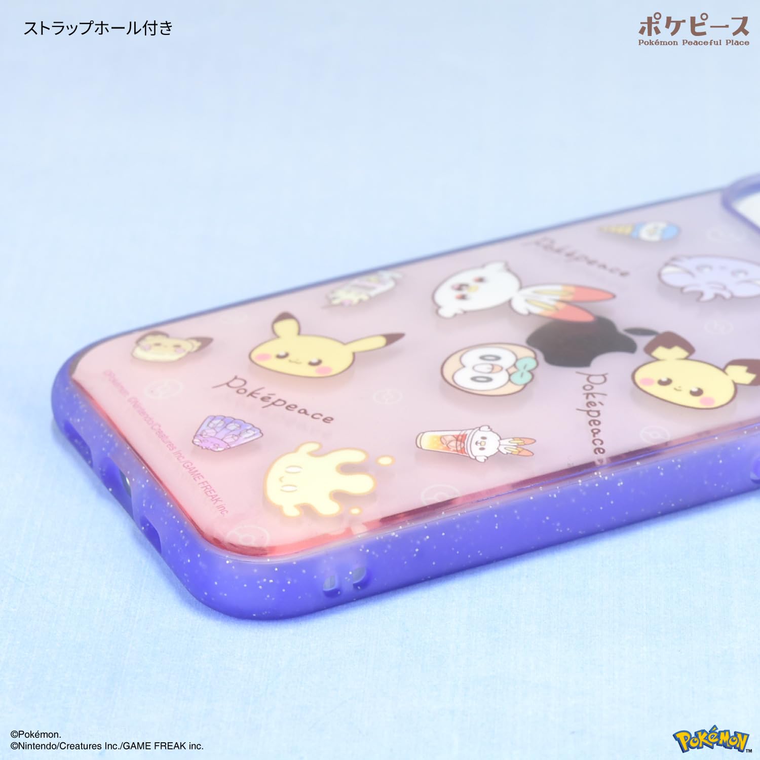 Gourmandise Japan Pokemon Pokepiece Iii Fit Clear Iphone 14/13 Case Purple Poke-845A- Japan Figure Store - #1 Bring To You The Best Japanese Goods
