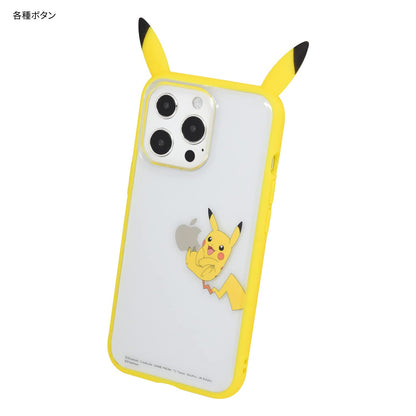 Pokemon Center Frame Iiii Fit Transparent Iphone13Pro Compatible Case Pikachu- Japan Figure Store - #1 Bring To You The Best Japanese Goods