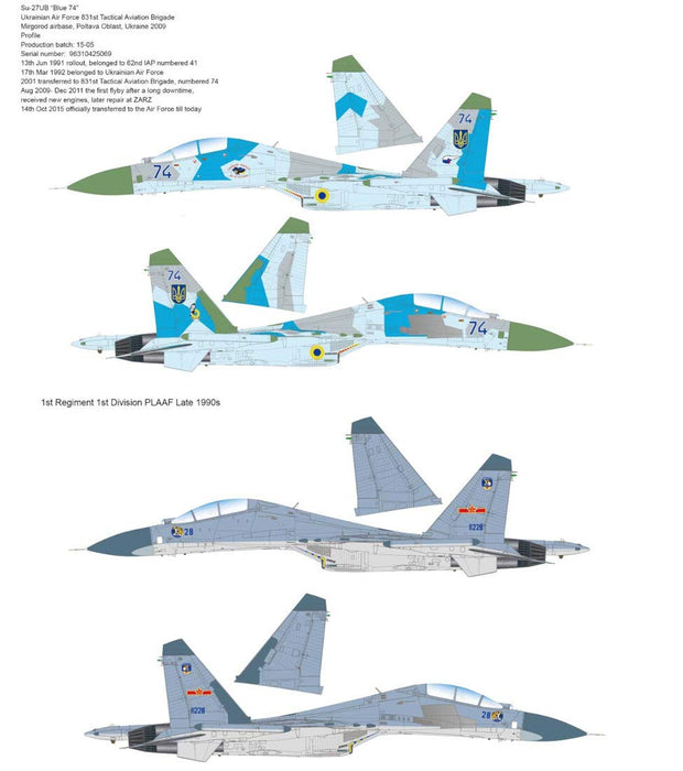 Great Wall Hobby 1/48 Su-27Ub Flanker C Plastic Model L4827- Japan Figure Store - #1 Bring To You The Best Japanese Goods