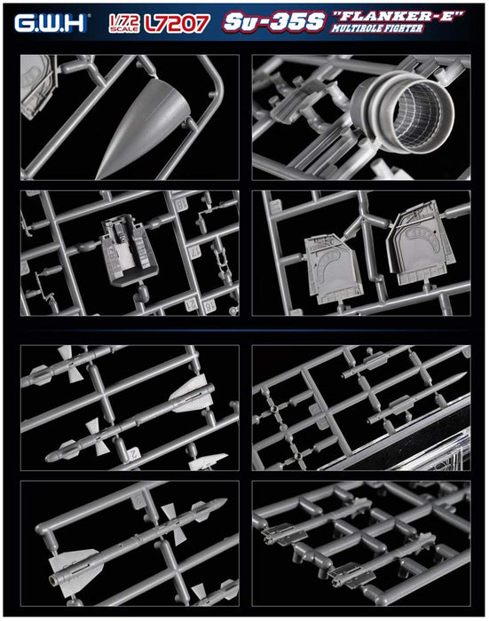 GREAT WALL HOBBY 1/72 Russian Air Force Su-35S Flanker E Plastic Model- Japan Figure Store - #1 Bring To You The Best Japanese Goods