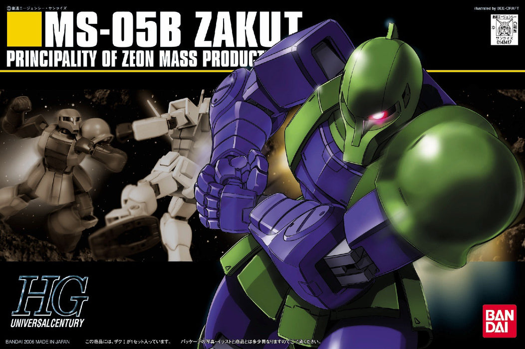 Gunpla Bandai Spirits HGUC 1/144 MS-05B Zaku I- Japan Figure Store - #1 Bring To You The Best Japanese Goods