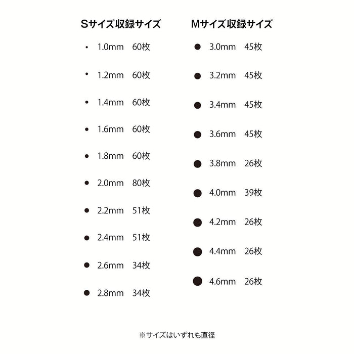 HIQPARTS Round Metallic Sticker M 3.0 4.6Mm Silver- Japan Figure Store - #1 Bring To You The Best Japanese Goods