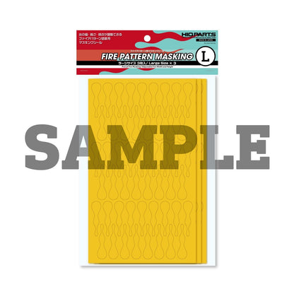 HIQPARTS Fire Pattern Masking Decal L- Japan Figure Store - #1 Bring To You The Best Japanese Goods