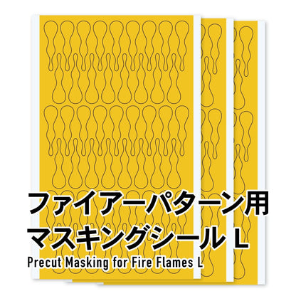HIQPARTS Fire Pattern Masking Decal L- Japan Figure Store - #1 Bring To You The Best Japanese Goods