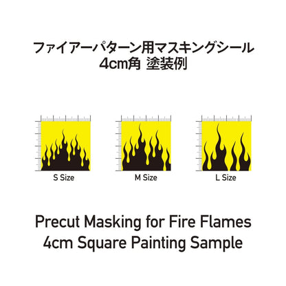 HIQPARTS Fire Pattern Masking Decal L- Japan Figure Store - #1 Bring To You The Best Japanese Goods