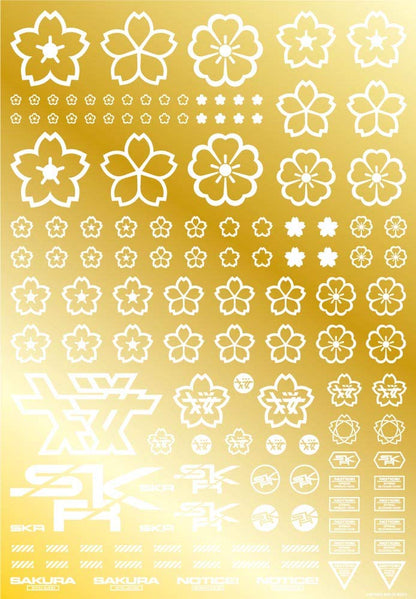 HIQPARTS Cherry Blossom Pattern Decal White Decal For Plastic Models- Japan Figure Store - #1 Bring To You The Best Japanese Goods