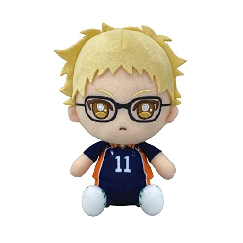 BANDAI Chibi Plush Kei Tsukishima Haikyuu!!- Japan Figure Store - #1 Bring To You The Best Japanese Goods