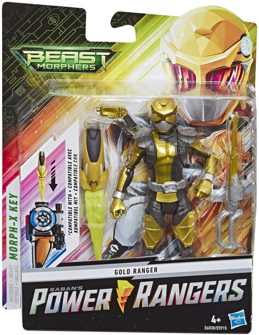 Hasbro Power Rangers Beast Morphers 6 Basic Figure Gold Ranger- Japan Figure Store - #1 Bring To You The Best Japanese Goods