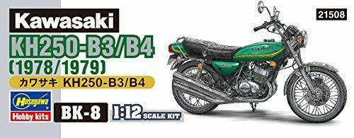 Hasegawa 1/12 Scale Motor Cycle Kawasaki Kh250-b3 / B5 Plastic Model Kit- Japan Figure Store - #1 Bring To You The Best Japanese Goods