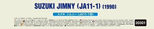 Hasegawa 1/24 Suzuki Jimny Ja 11-1 Plastic Model Kit 20301- Japan Figure Store - #1 Bring To You The Best Japanese Goods