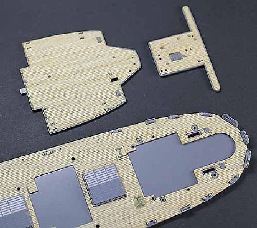 Hasegawa 1/350 Wooden Deck For Hikawamaru Detail Up Parts- Japan Figure Store - #1 Bring To You The Best Japanese Goods