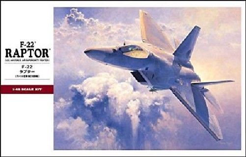Hasegawa 1/48 F-22a Raptor Model Kit- Japan Figure Store - #1 Bring To You The Best Japanese Goods