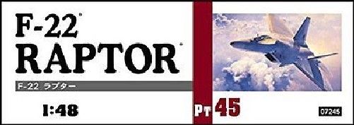 Hasegawa 1/48 F-22a Raptor Model Kit- Japan Figure Store - #1 Bring To You The Best Japanese Goods