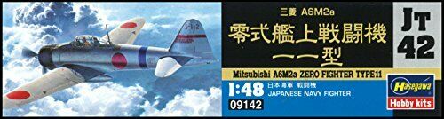 Hasegawa 1/48 Japanese Navy Mitsubishi A6m2a Mitsubishi A6m Zero 11-inch Plastic- Japan Figure Store - #1 Bring To You The Best Japanese Goods
