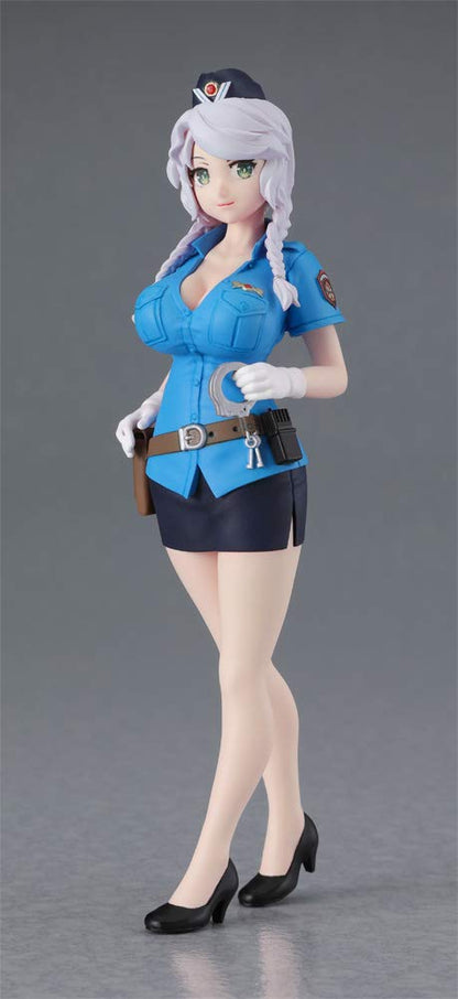 HASEGAWA 1/12 Egg Girls Collection No.15 Sasha Ilyushina Police Resin Figure Kit Plastic Model- Japan Figure Store - #1 Bring To You The Best Japanese Goods