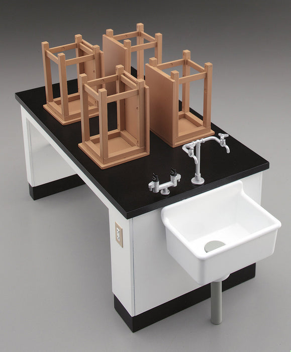 Hasegawa 1/12 Science Room Desk & Chair Model From Japan - Fa04- Japan Figure Store - #1 Bring To You The Best Japanese Goods