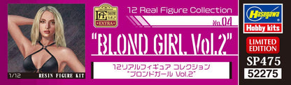HASEGAWA 12 Real Figure Collection No.04 Blonde Girl Vol.2 Figure Kit- Japan Figure Store - #1 Bring To You The Best Japanese Goods