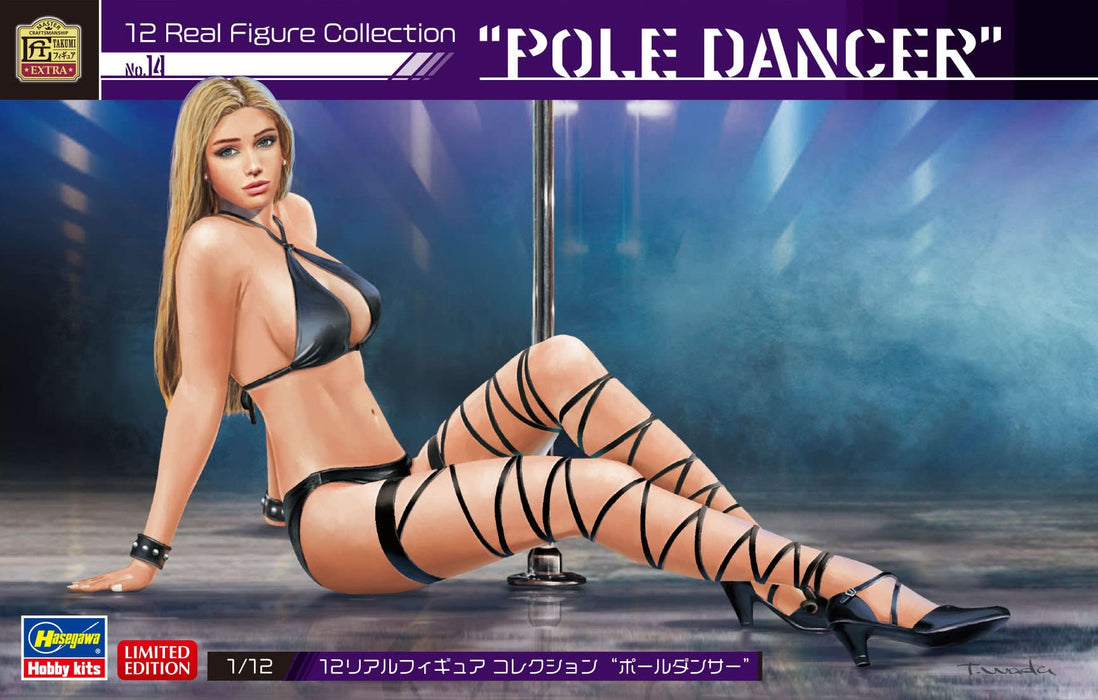 Hasegawa 12 Real Figure Collection No.14 Pole Dancer 1/12 Japanese Painted Scale Figure- Japan Figure Store - #1 Bring To You The Best Japanese Goods
