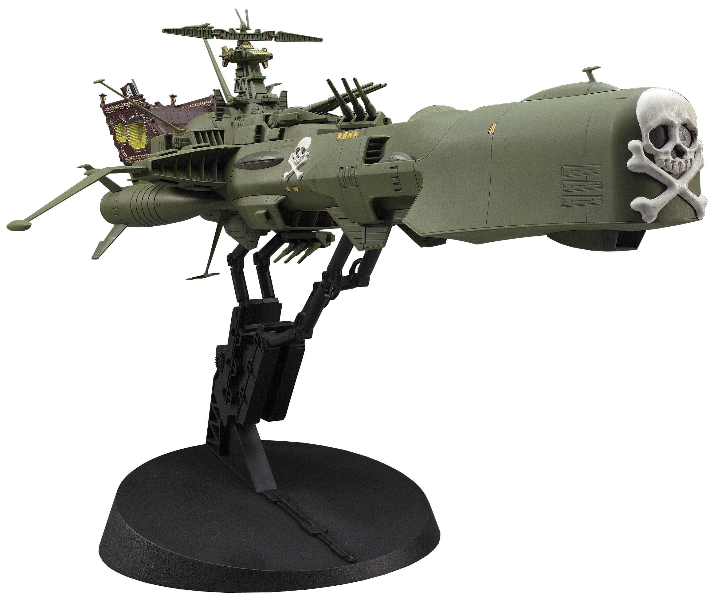 HASEGAWA 64724 Space Pirate Battleship Arcadia Captain Harlock First Ship 1/1500 Scale Kit- Japan Figure Store - #1 Bring To You The Best Japanese Goods