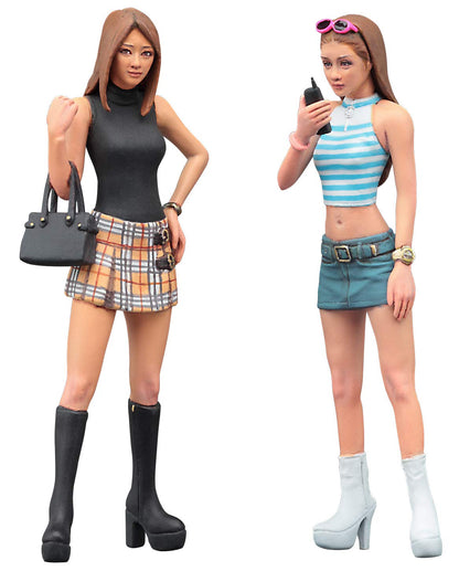 Hasegawa 1/24 Scale 90's Thick Sole Gal Figure Plastic Model Collection Series- Japan Figure Store - #1 Bring To You The Best Japanese Goods