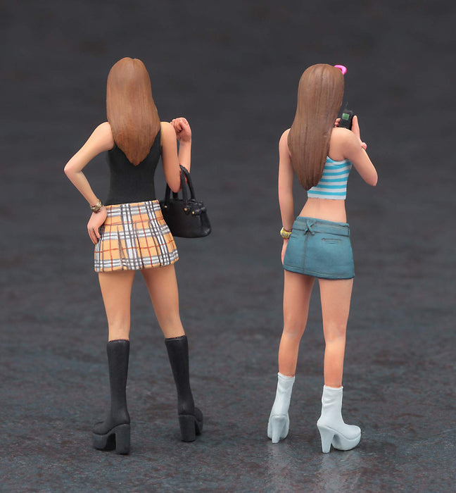 Hasegawa 1/24 Scale 90's Thick Sole Gal Figure Plastic Model Collection Series- Japan Figure Store - #1 Bring To You The Best Japanese Goods