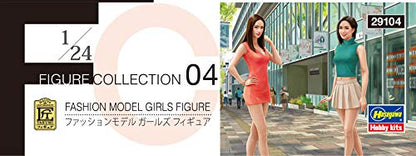 Hasegawa 1/24 Scale Fashion Model Girls Figure Collection Series Plastic Model Fc04- Japan Figure Store - #1 Bring To You The Best Japanese Goods