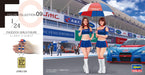 HASEGAWA 1/24 Figure Collection 09 Racing Queen 2 Girls Set Plastic Model- Japan Figure Store - #1 Bring To You The Best Japanese Goods