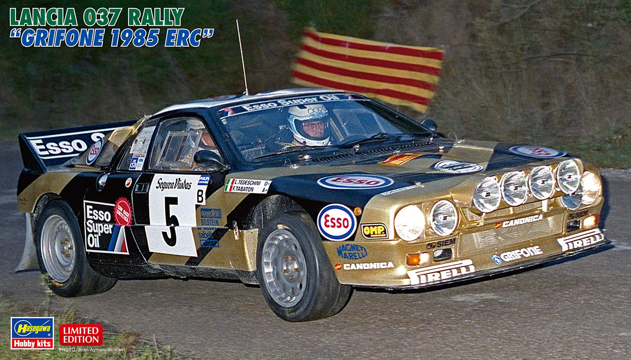 Hasegawa 1/24 Lancia 037 Rally Grifone 1985 Erc Japanese Scale Cars Pvc Model Kit- Japan Figure Store - #1 Bring To You The Best Japanese Goods