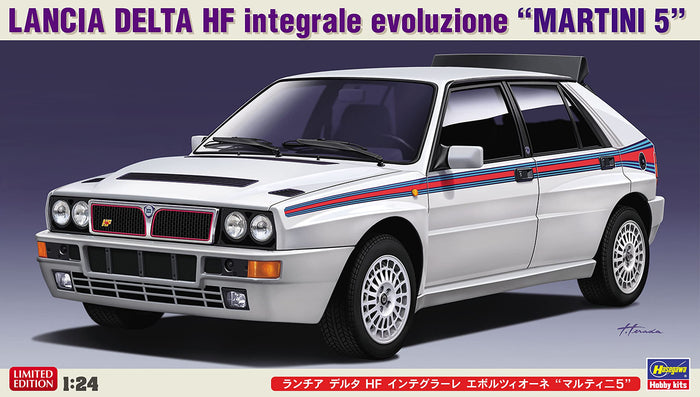 Hasegawa 1/24 Lancia Delta Hf Integrale Evoluzione Martini 5 Classical Car Models- Japan Figure Store - #1 Bring To You The Best Japanese Goods