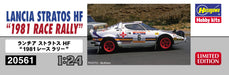 HASEGAWA 1/24 Lancia Stratos Hf '1981 Race Rally' Plastic Model- Japan Figure Store - #1 Bring To You The Best Japanese Goods