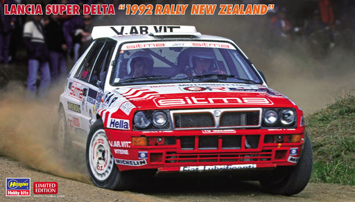 Hasegawa 1/24 Lancia Super Delta 1992 Rally New Zealand Plastic Scale Racing Car- Japan Figure Store - #1 Bring To You The Best Japanese Goods