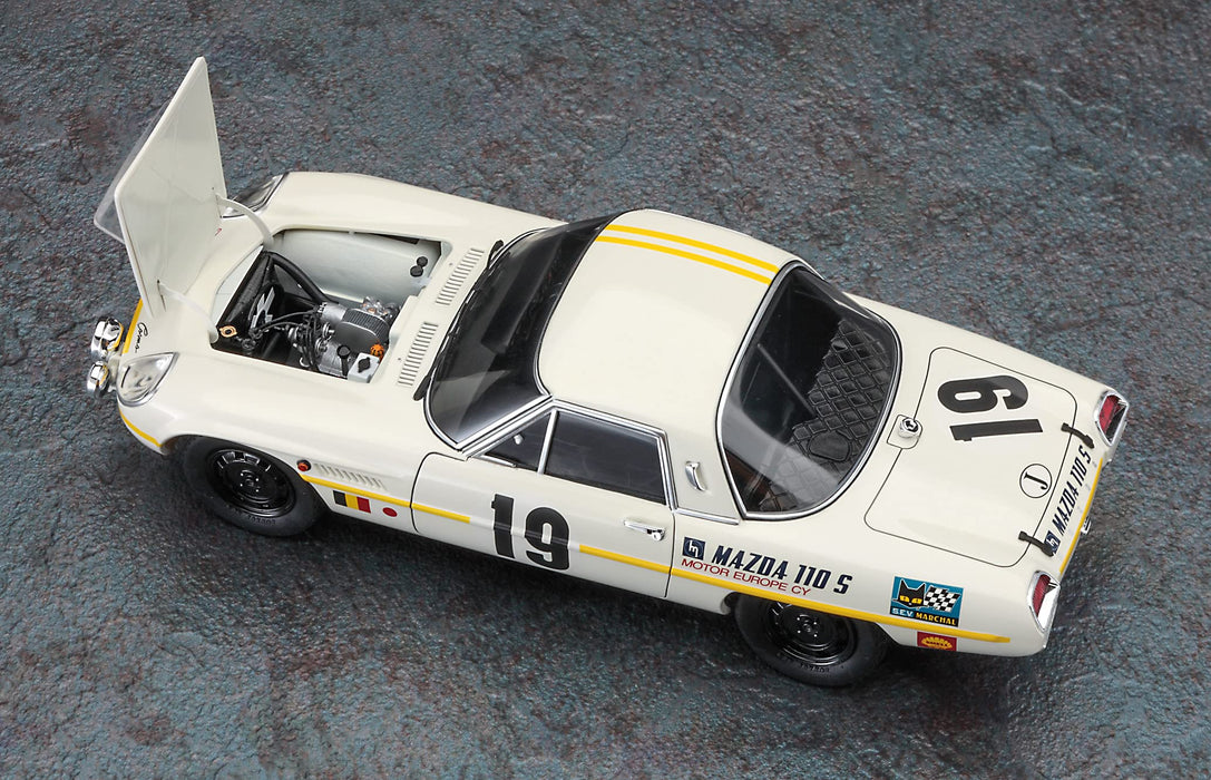 Hasegawa 1/24 Mazda Cosmo Sport 1968 Marathon De La Route Plastic Car Model Set- Japan Figure Store - #1 Bring To You The Best Japanese Goods
