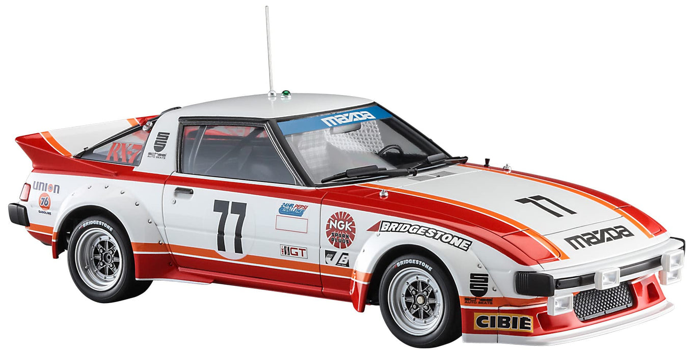 HASEGAWA 1/24 Mazda Savannah Rx-7 Sa22C 1979 Daytona Car No.77 Plastic Model- Japan Figure Store - #1 Bring To You The Best Japanese Goods