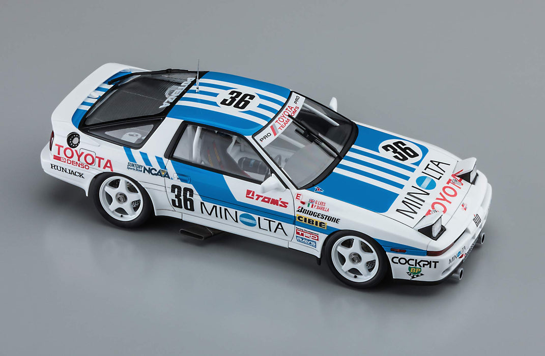 HASEGAWA 1/24 Minolta Supra Turbo A70 '1988 Inter Tec' Plastic Model- Japan Figure Store - #1 Bring To You The Best Japanese Goods