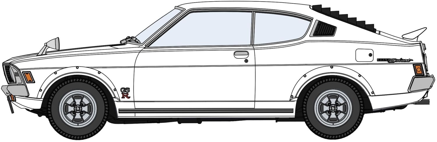 Hasegawa 1/24 Galant Gto 2000Gsr Early W/Wing 20678- Japan Figure Store - #1 Bring To You The Best Japanese Goods