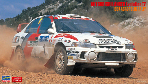Hasegawa 1/24 Mitsubishi Lancer Evolution IV 1997 Acropolis Rally Plastic Model Toy- Japan Figure Store - #1 Bring To You The Best Japanese Goods