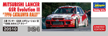 HASEGAWA 1/24 Mitsubishi Lancer Gsr Evolution 3 '1996 Catalunya Rally' Plastic Model- Japan Figure Store - #1 Bring To You The Best Japanese Goods