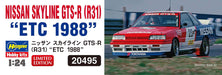HASEGAWA 1/24 Nissan Skyline Gts-R R31 Etc 1988 Plastic Model- Japan Figure Store - #1 Bring To You The Best Japanese Goods