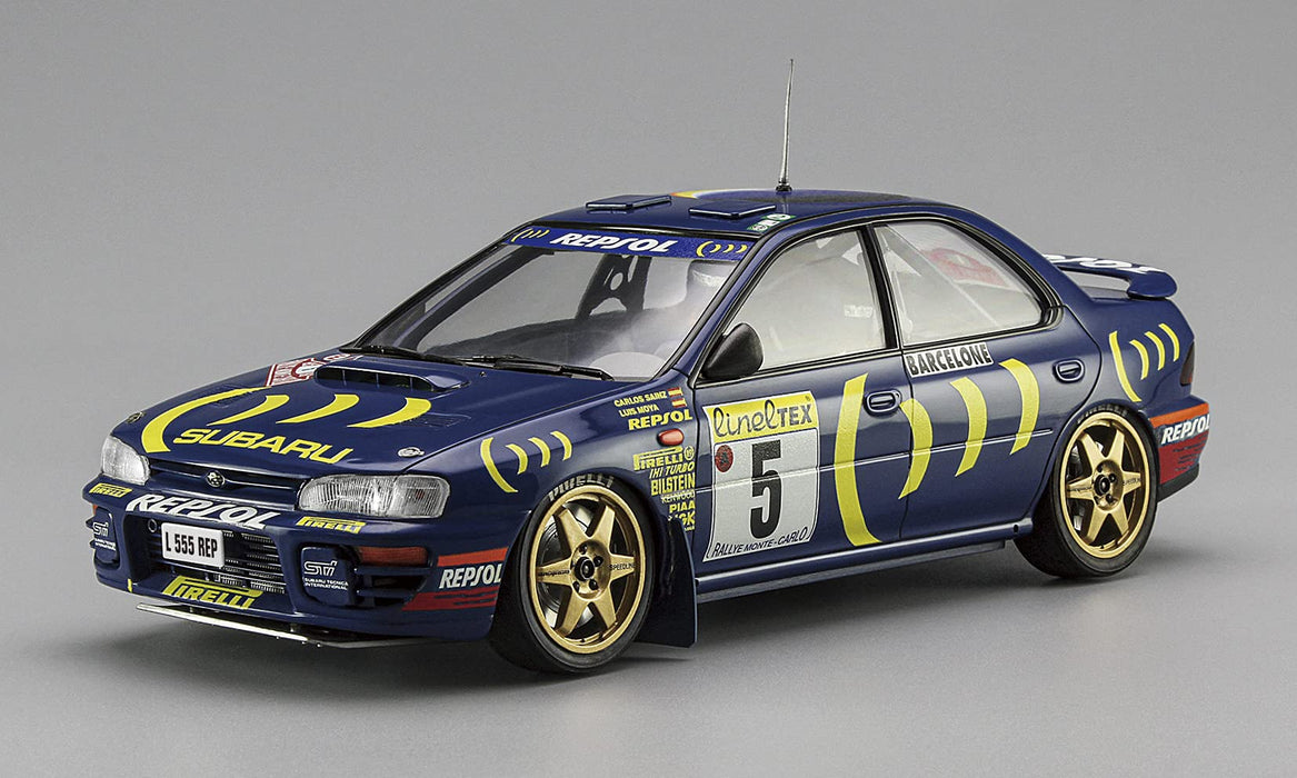 HASEGAWA 1/24 Subaru Impreza 1995 Monte Carlo Rally Winner Super Detail Plastic Model- Japan Figure Store - #1 Bring To You The Best Japanese Goods
