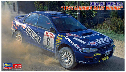 HASEGAWA 1/24 Subaru Impreza 1995 Sanremo Rally Winner Plastic Model- Japan Figure Store - #1 Bring To You The Best Japanese Goods