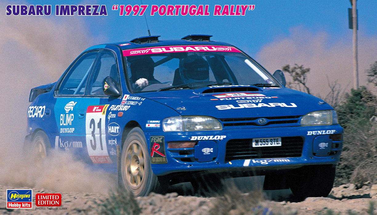 HASEGAWA 1/24 Subaru Impreza '1997 Portugal Rally' Plastic Model- Japan Figure Store - #1 Bring To You The Best Japanese Goods
