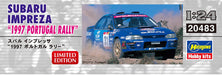 HASEGAWA 1/24 Subaru Impreza '1997 Portugal Rally' Plastic Model- Japan Figure Store - #1 Bring To You The Best Japanese Goods